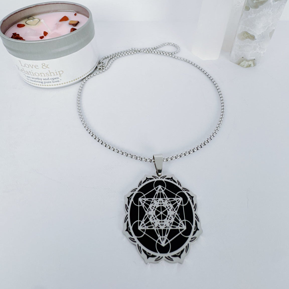 Metatron's cube necklace II
