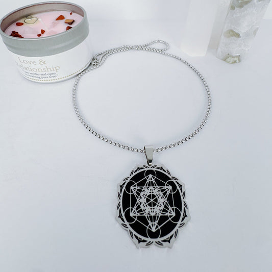 Metatron's cube necklace II