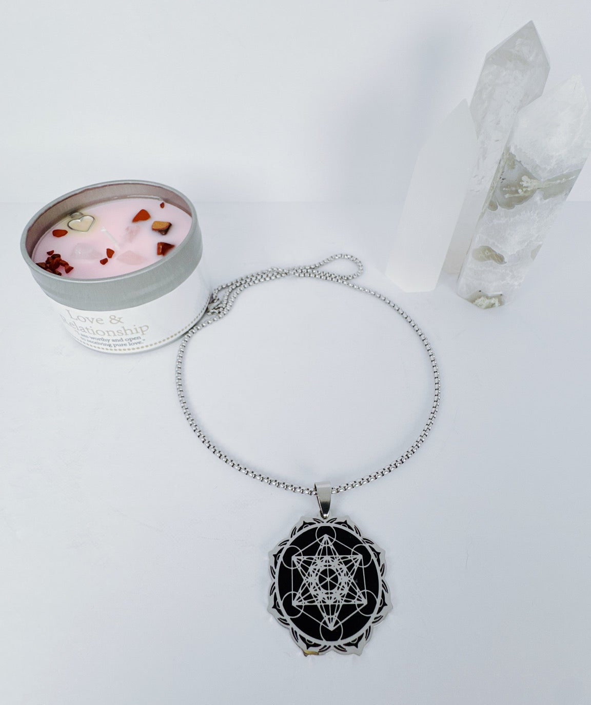 Metatron's cube necklace II