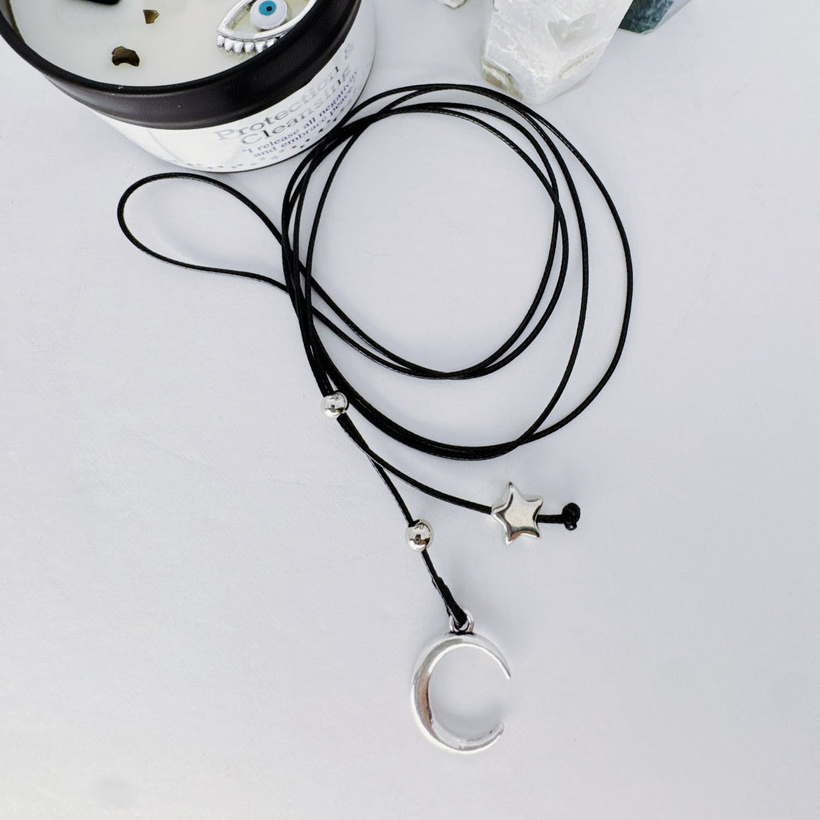 Moon + Star Anklet