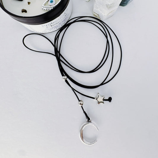 Moon + Star Anklet