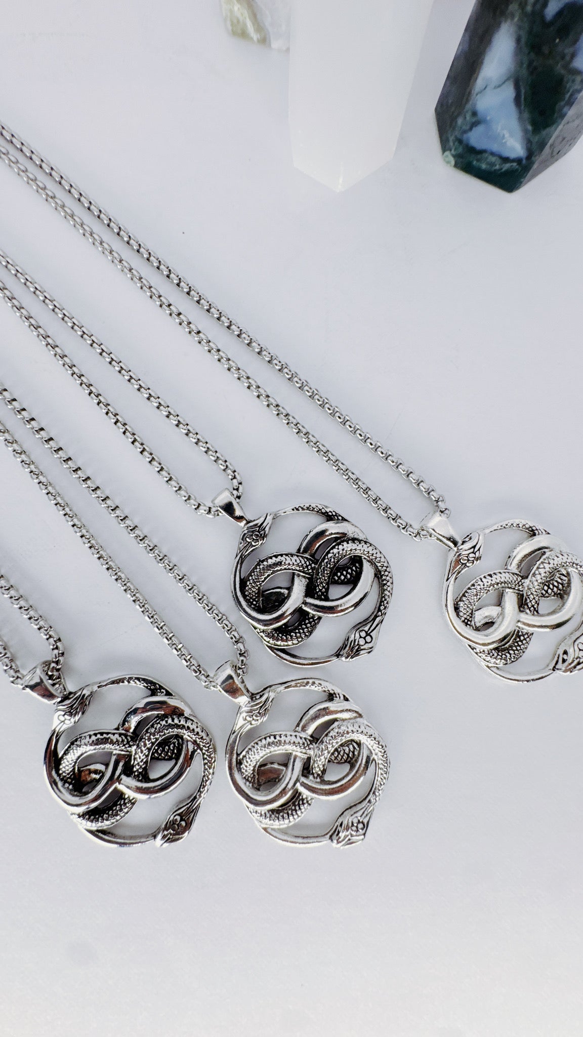 Shiny Ouroboros Necklace