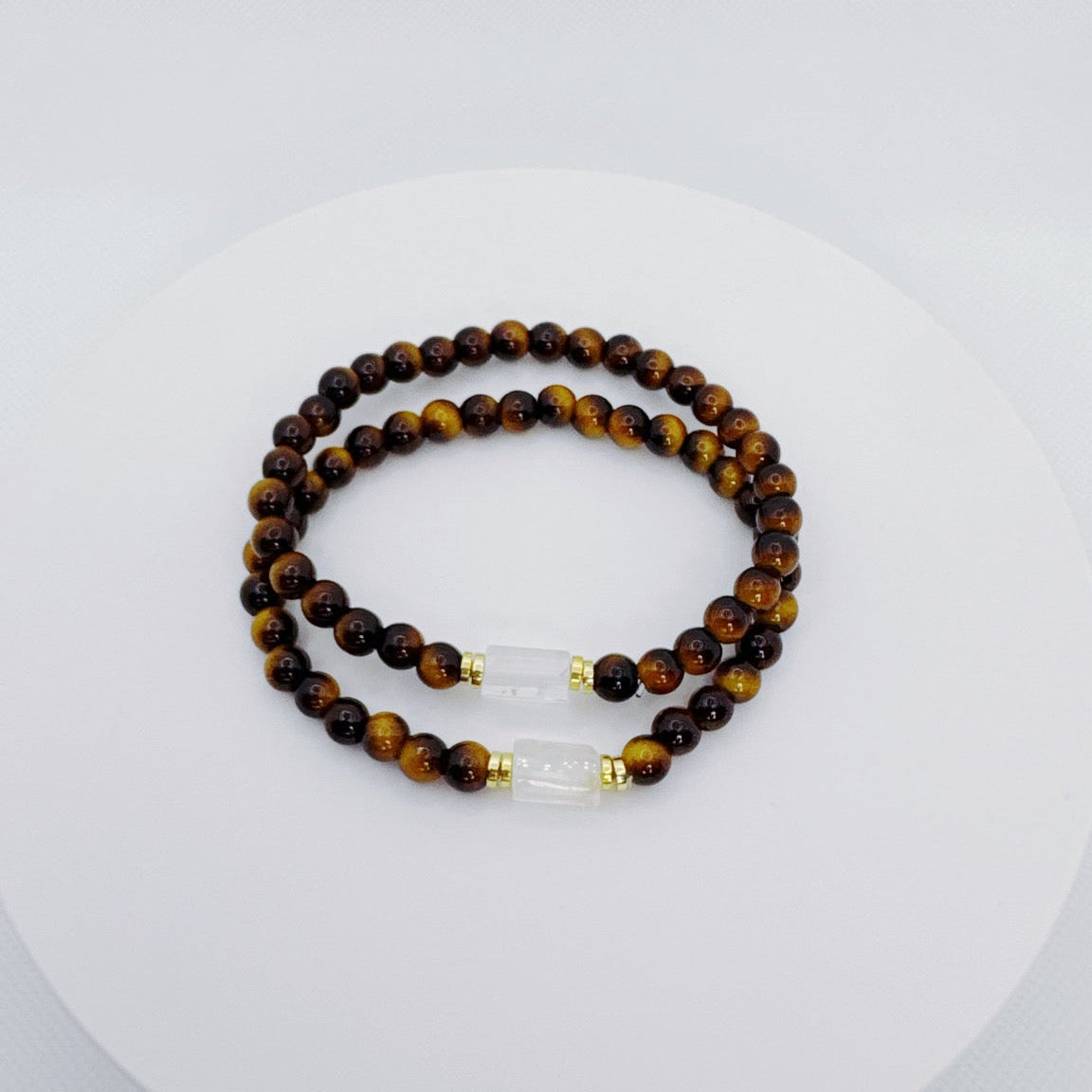 Tiger eye with citrine bracelet