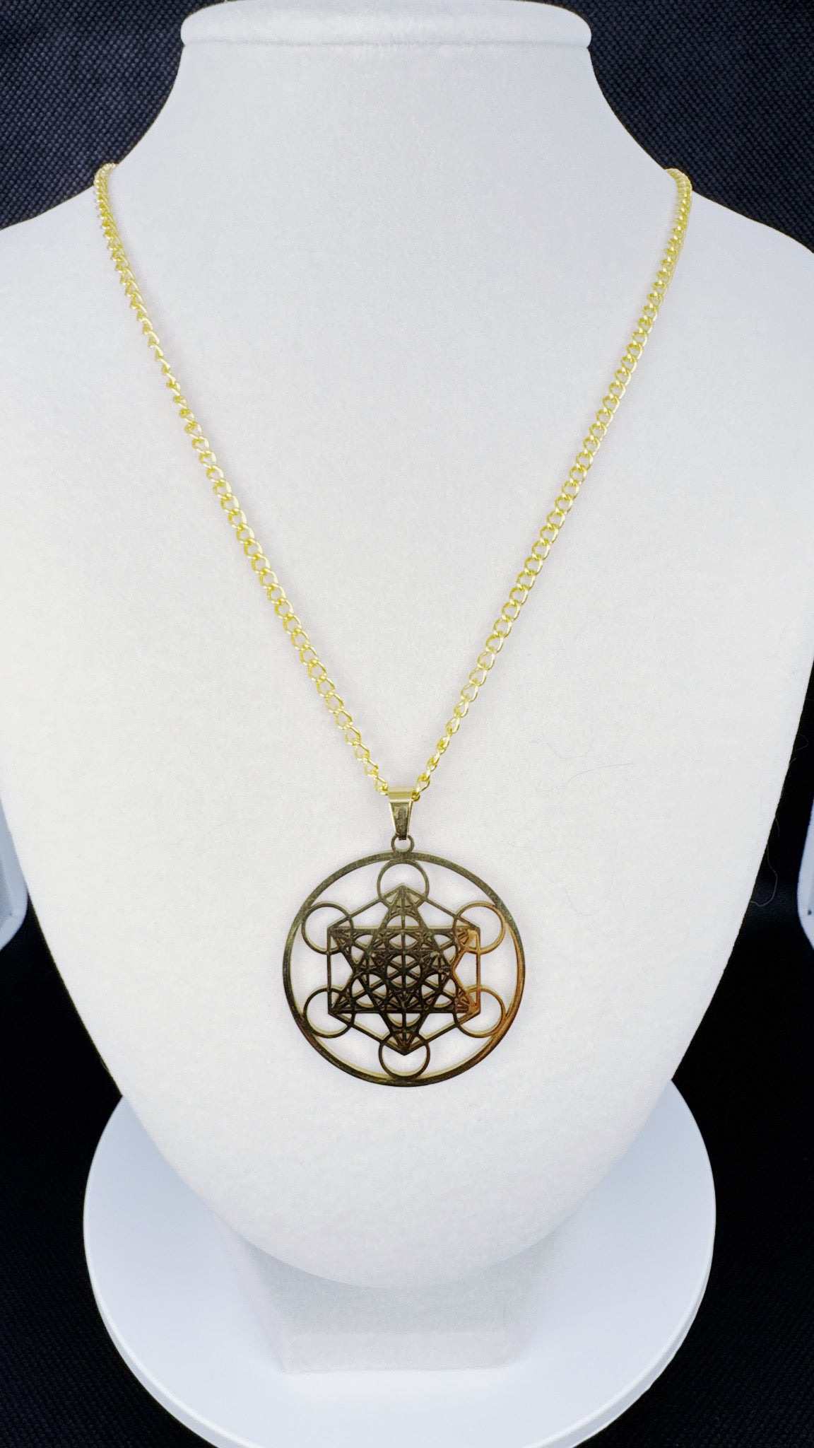 Metatron's Cube Necklace - Gold