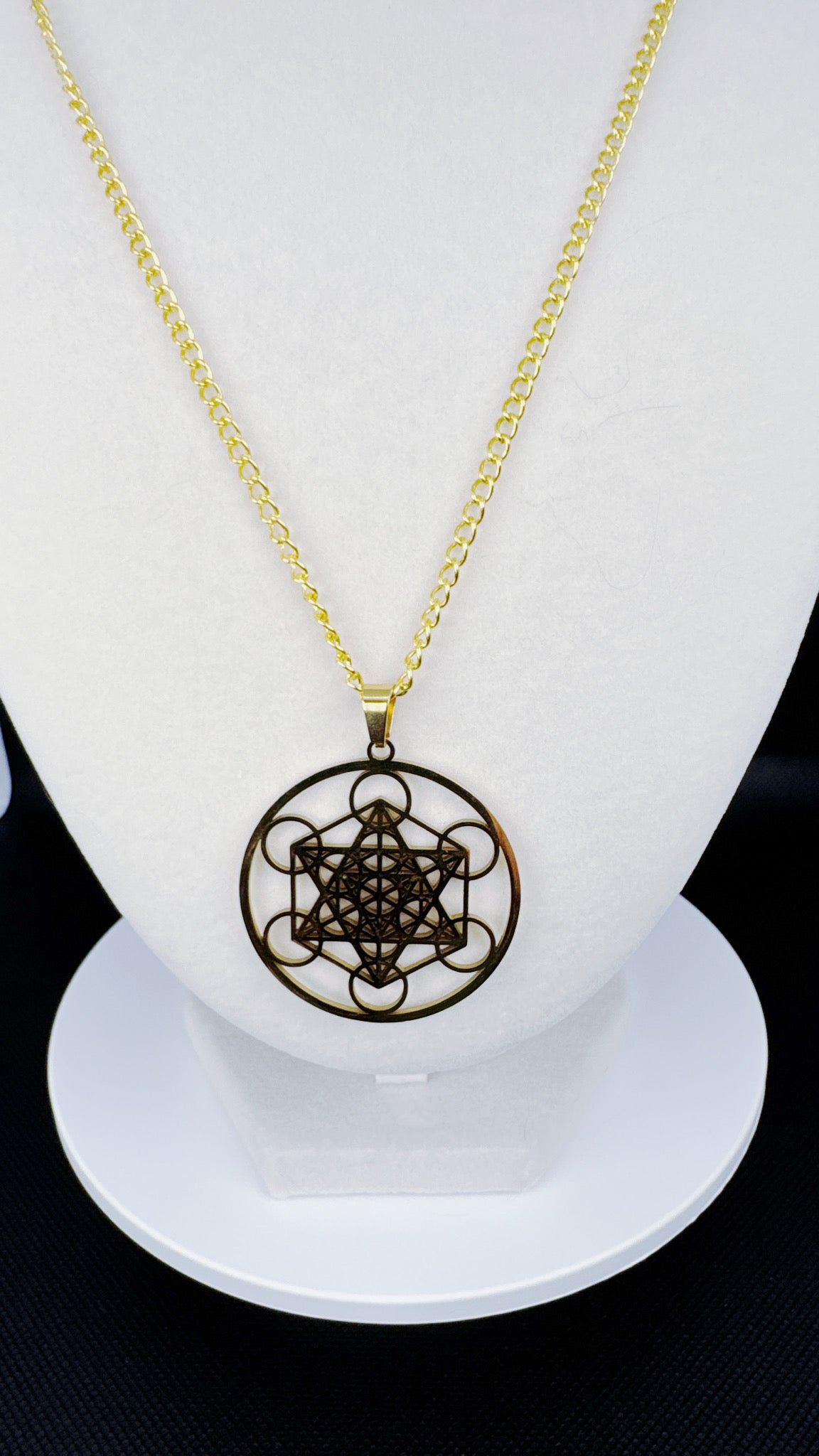 Metatron's Cube Necklace - Gold