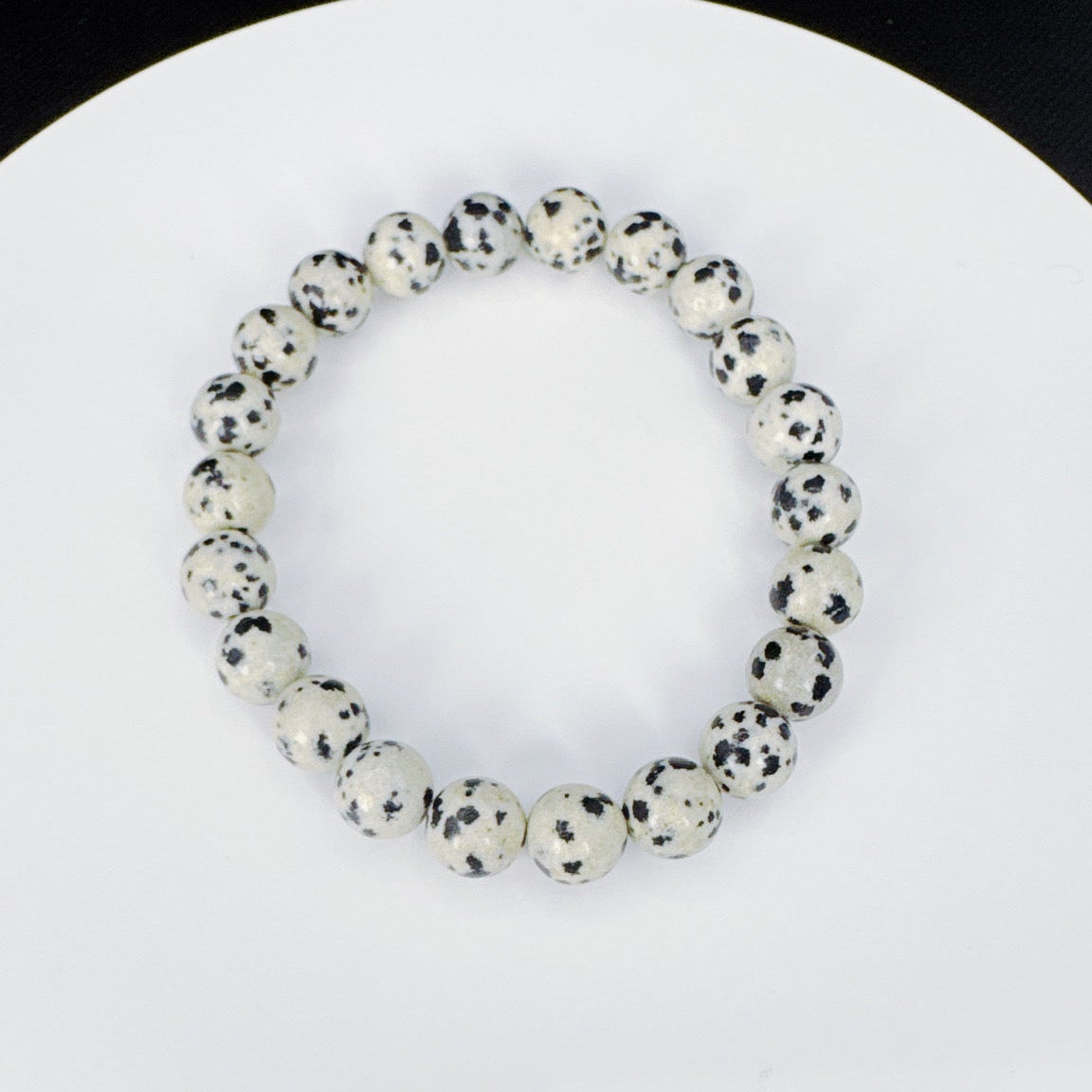 Beaded Bracelet Natural Stone - Spot Stone