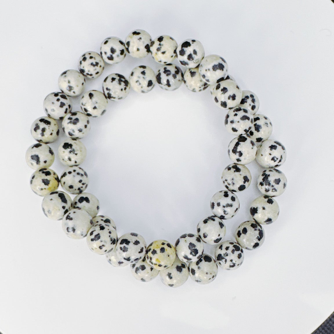Beaded Bracelet Natural Stone - Spot Stone