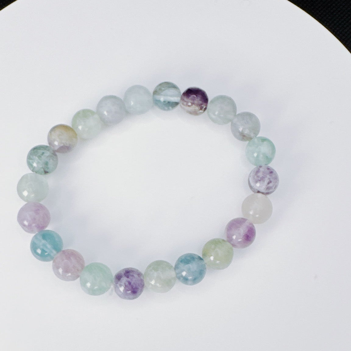 Beaded Bracelet Natural Stone - Fluorite