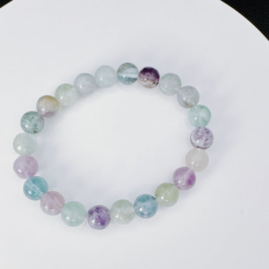 Beaded Bracelet Natural Stone - Fluorite