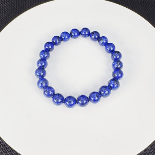Beaded Bracelet Natural Stone - Lapis lazuli