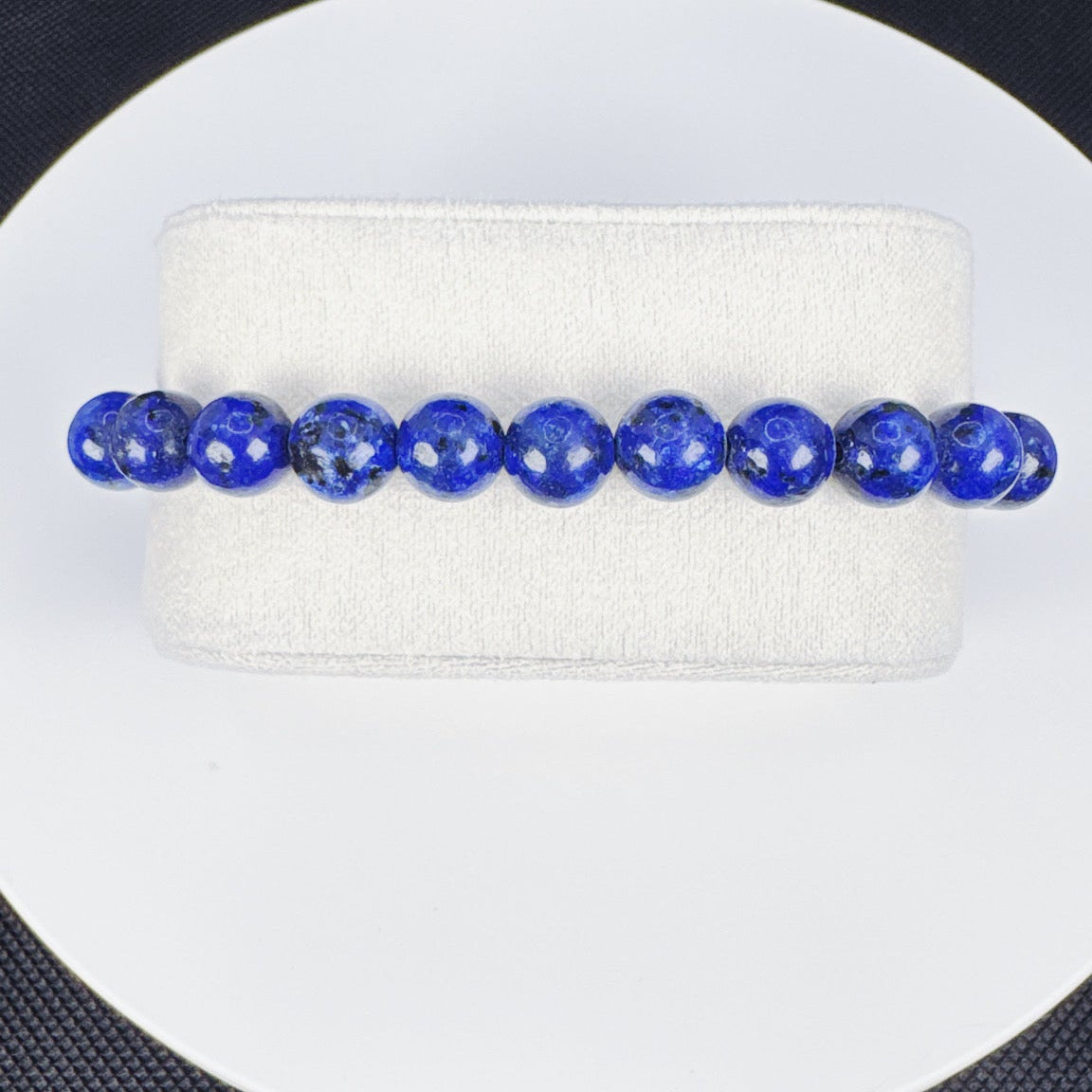 Beaded Bracelet Natural Stone - Lapis lazuli