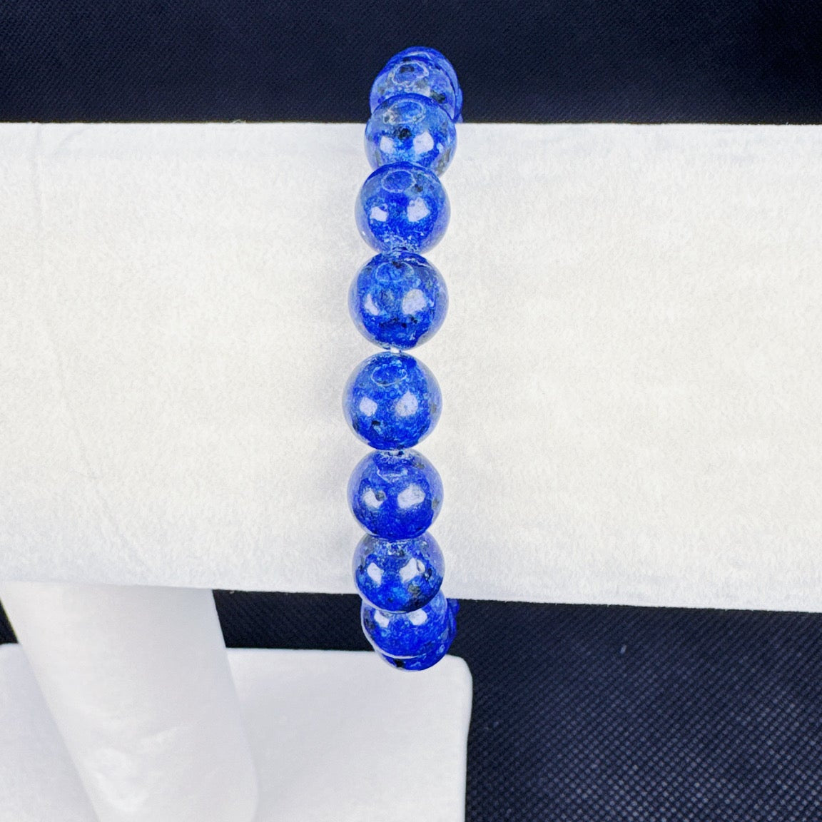 Beaded Bracelet Natural Stone - Lapis lazuli