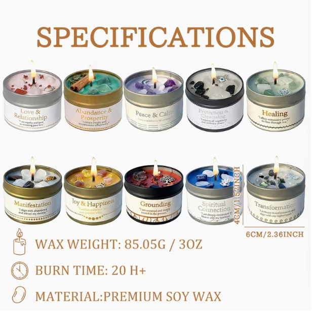 Soy Candle: Abundance & Prosperity